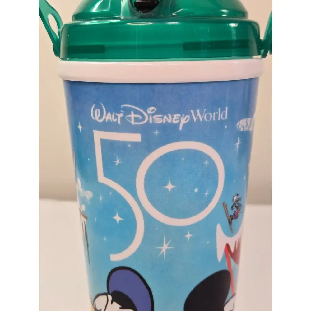 Disney World 50th Anniversary Typhoon Lagoon Refillable Mug Mickey Donald Duck